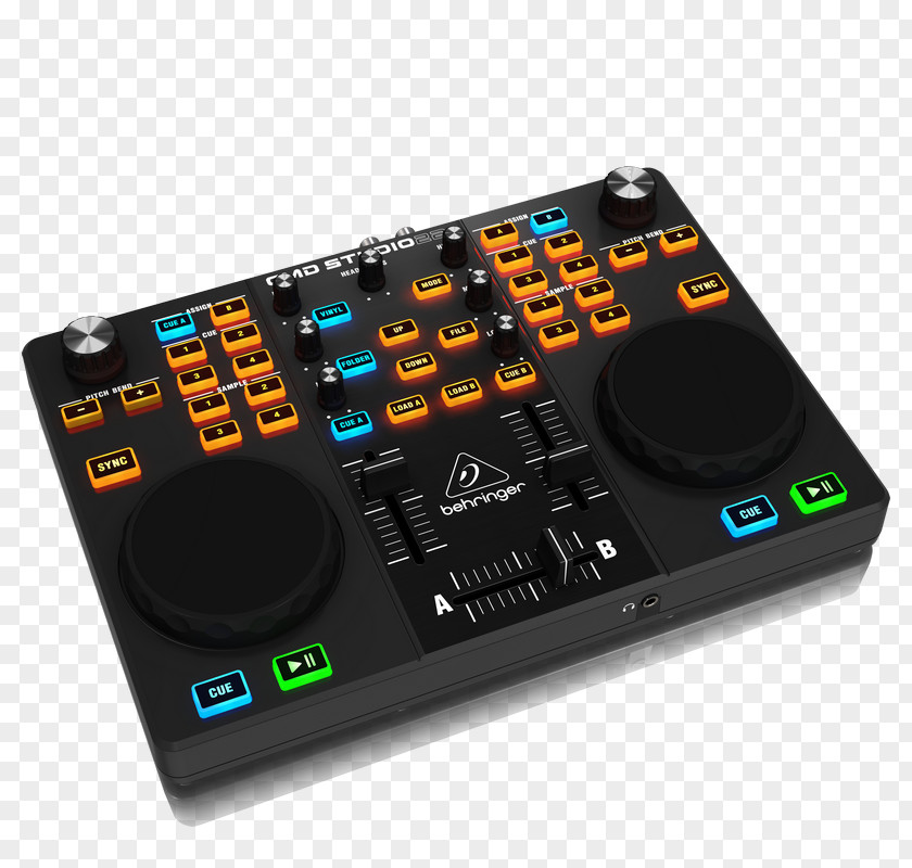Deckadance DJ Controller BEHRINGER Behringer CMD STUDIO 2A Disc Jockey MIDI Controllers PNG