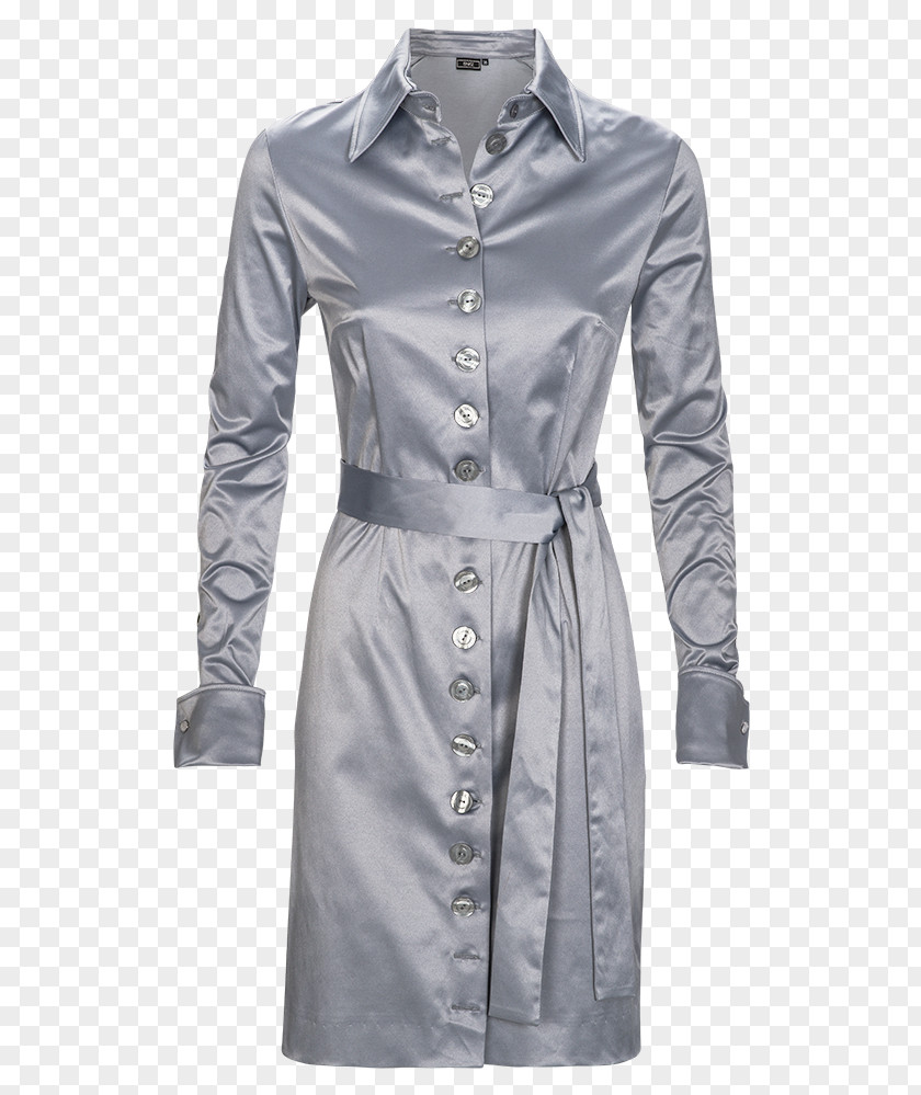 Dress Trench Coat Overcoat Collar Cuff PNG