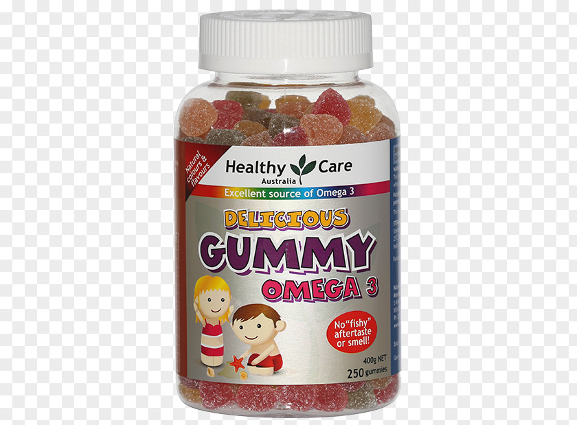 Nutritious And Delicious Gummi Candy Gummy Bear Fudge Fish Oil Omega-3 Fatty Acids PNG