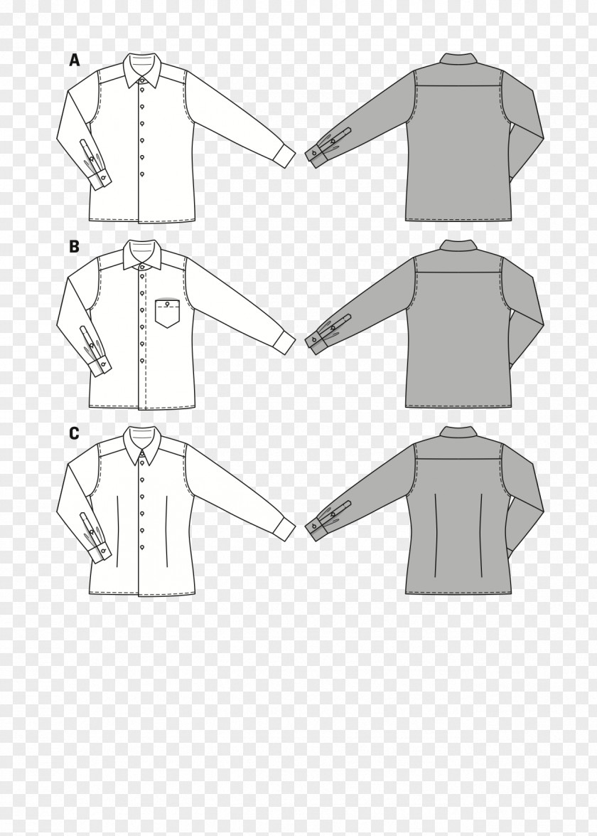 Sewing Needle Clothing Shirt Collar Bathrobe Pattern PNG