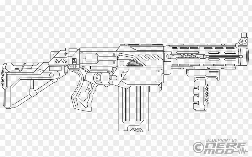 Toy Nerf Blaster Weapon Gun PNG
