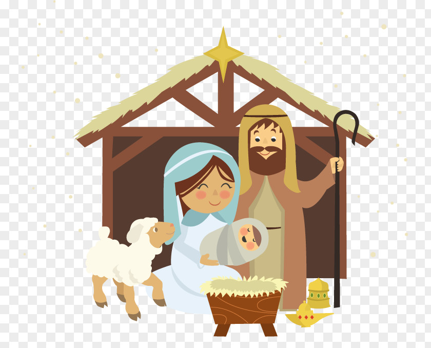 Christmas Bethlehem Nativity Of Jesus Scene Manger PNG