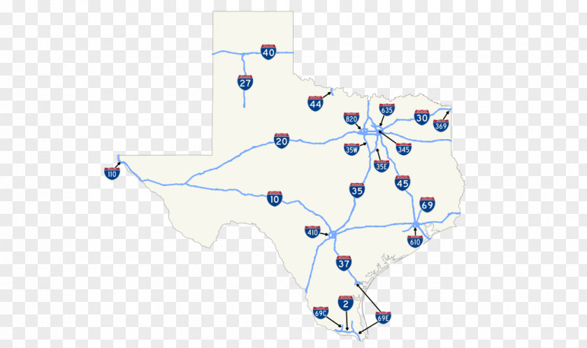 Highways Texas State Highway System Interstate 69 In 30 U.S. Route 61 PNG