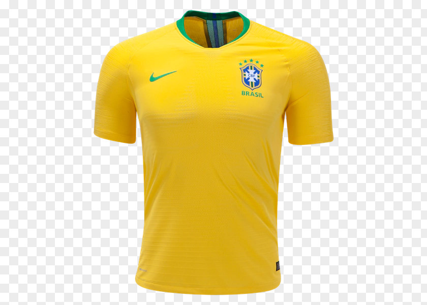 Nike Brazil National Football Team 2018 World Cup Jersey PNG