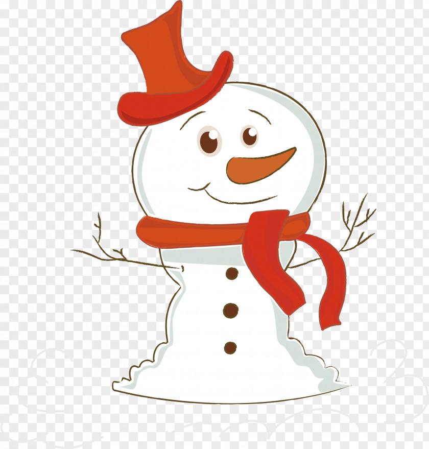 Snowman Window Paper Wall Decal Sticker PNG