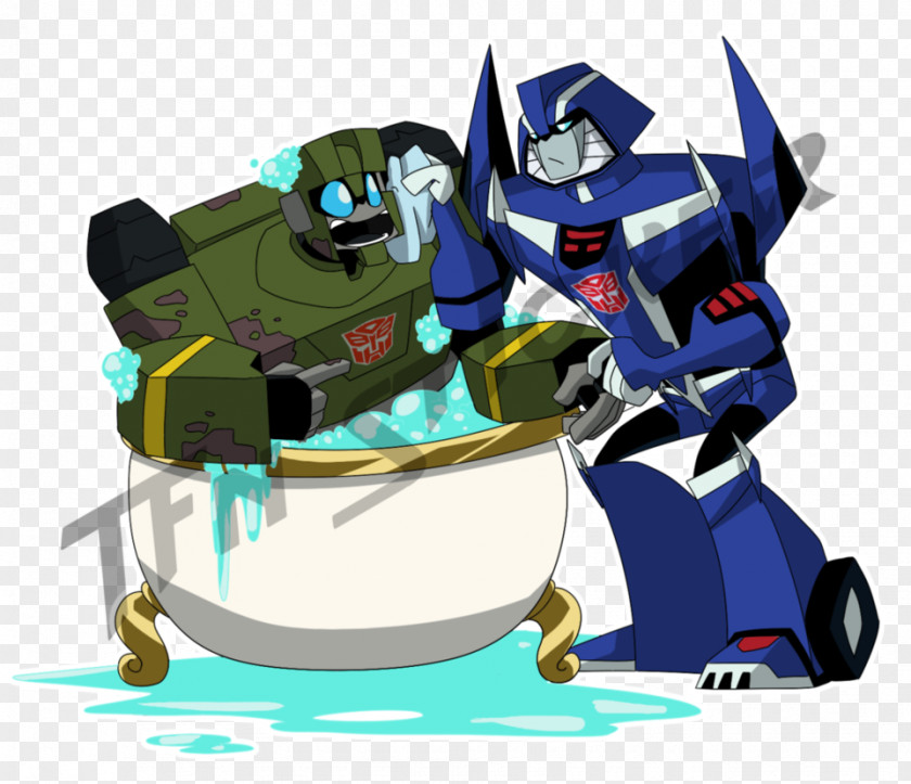 Transformers Cartoon Mirage Fan Art PNG