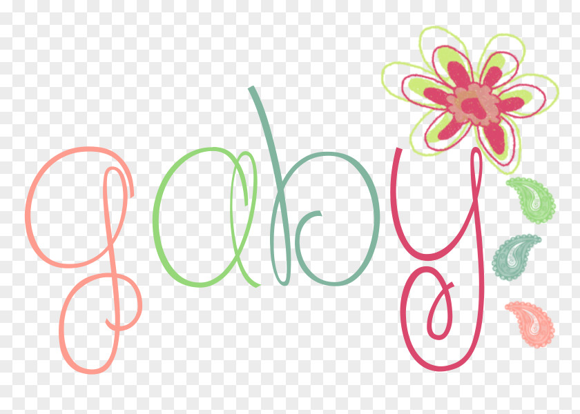 Design Logo Brand Floral Font PNG