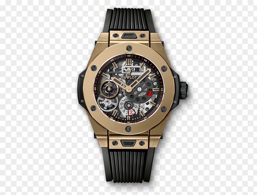 Gold Hublot Watch Jewellery Power Reserve Indicator PNG