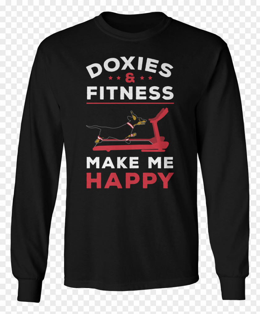 Happy Fitness Long-sleeved T-shirt Hoodie PNG