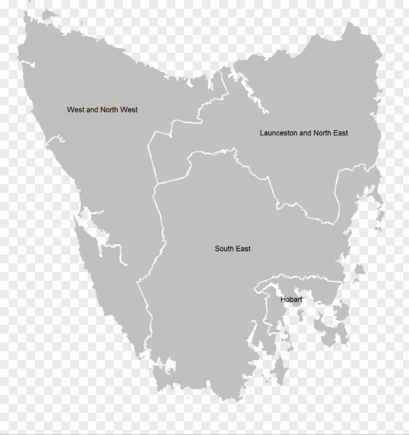 Map Tasmania Royalty-free PNG