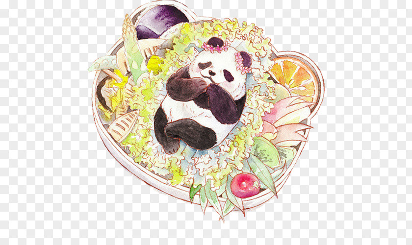 Panda Lunch Giant Onigiri Fast Food Bento PNG