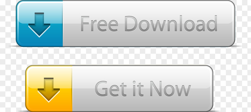 Vector Download Button UI User Interface PNG