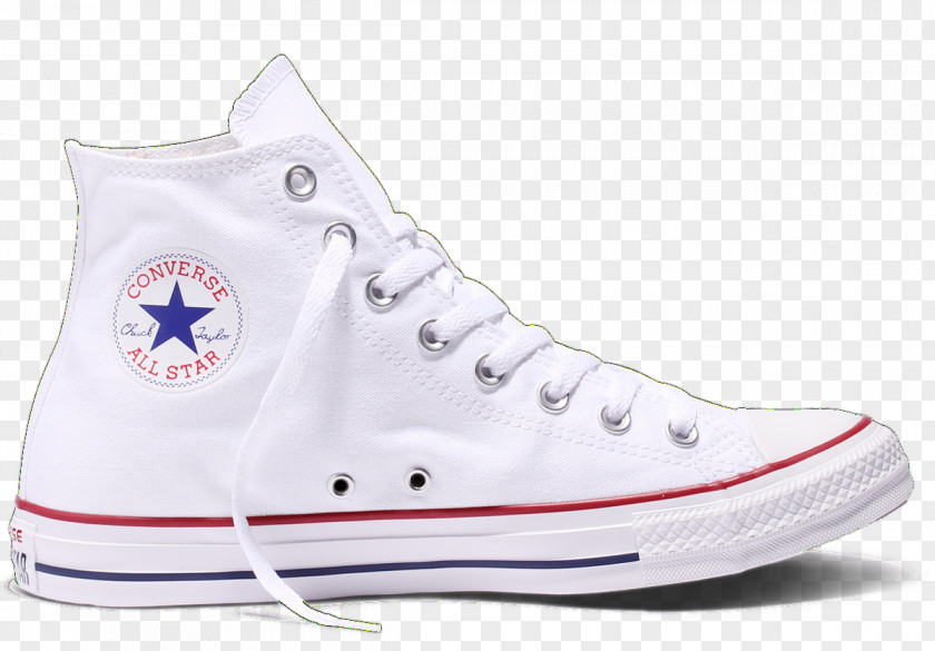 White Converse Chuck Taylor All-Stars High-top Shoe PNG