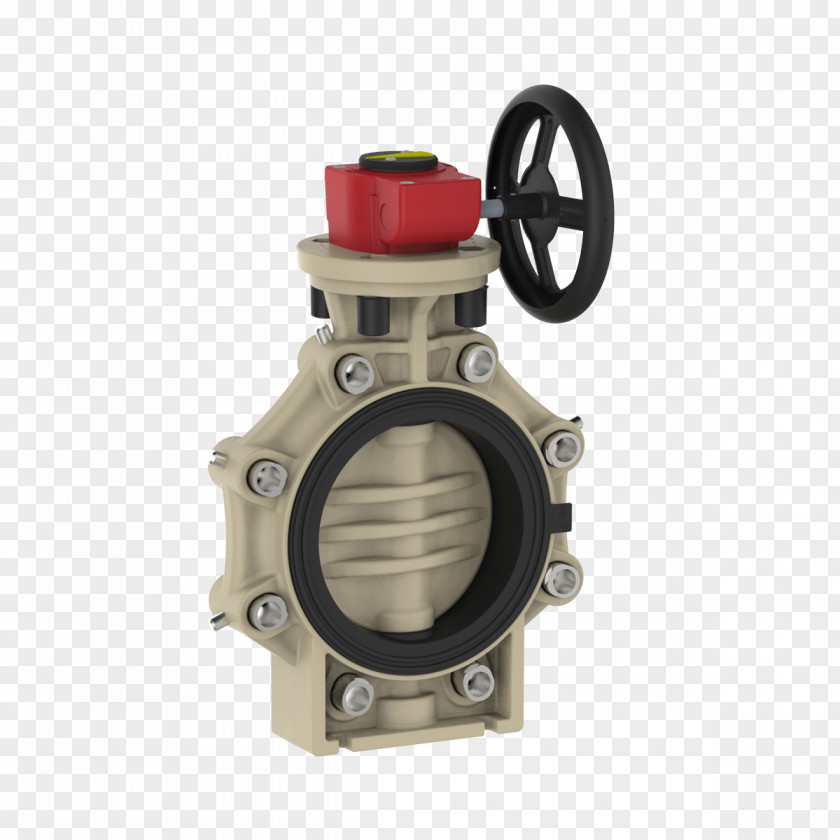 Butterfly Valve Flange Hydraulics PNG