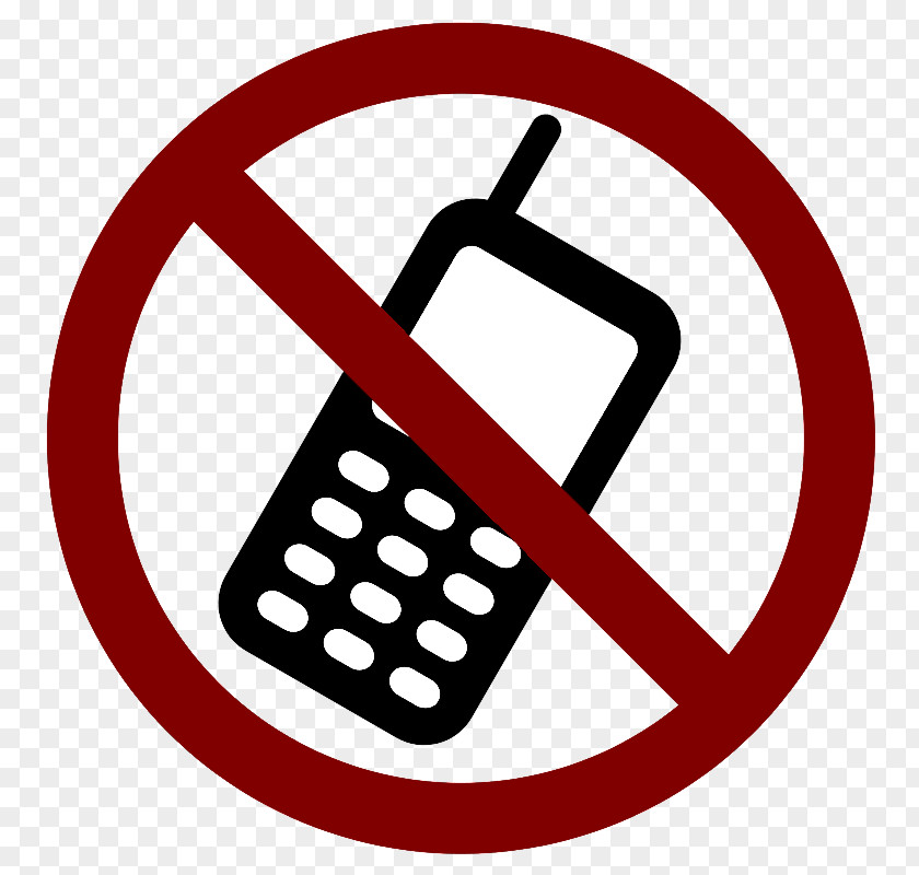Mobile Phone No Cell Use Sign - Cellular Phones Prohibited Signs Plastic Telephone Symbol Sticker PNG
