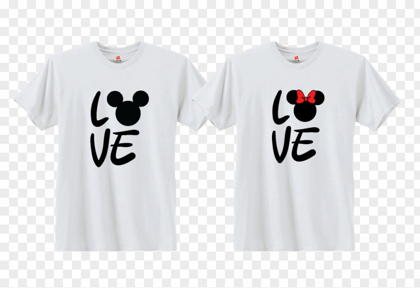 T-shirt Mickey Mouse Clothing Couple PNG