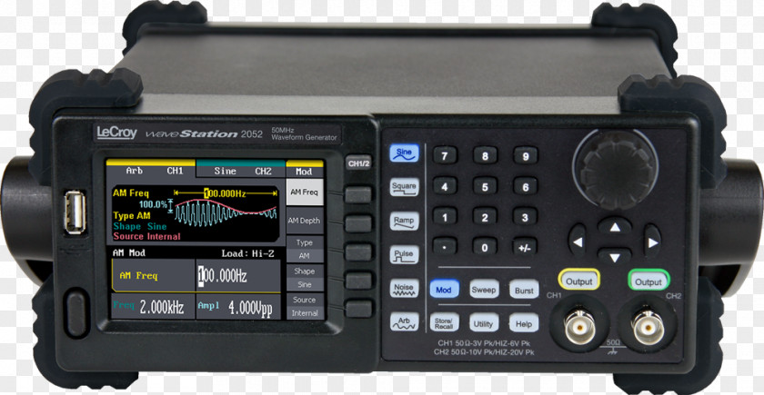 Electronics Teledyne LeCroy Function Generator Arbitrary Waveform Signal PNG