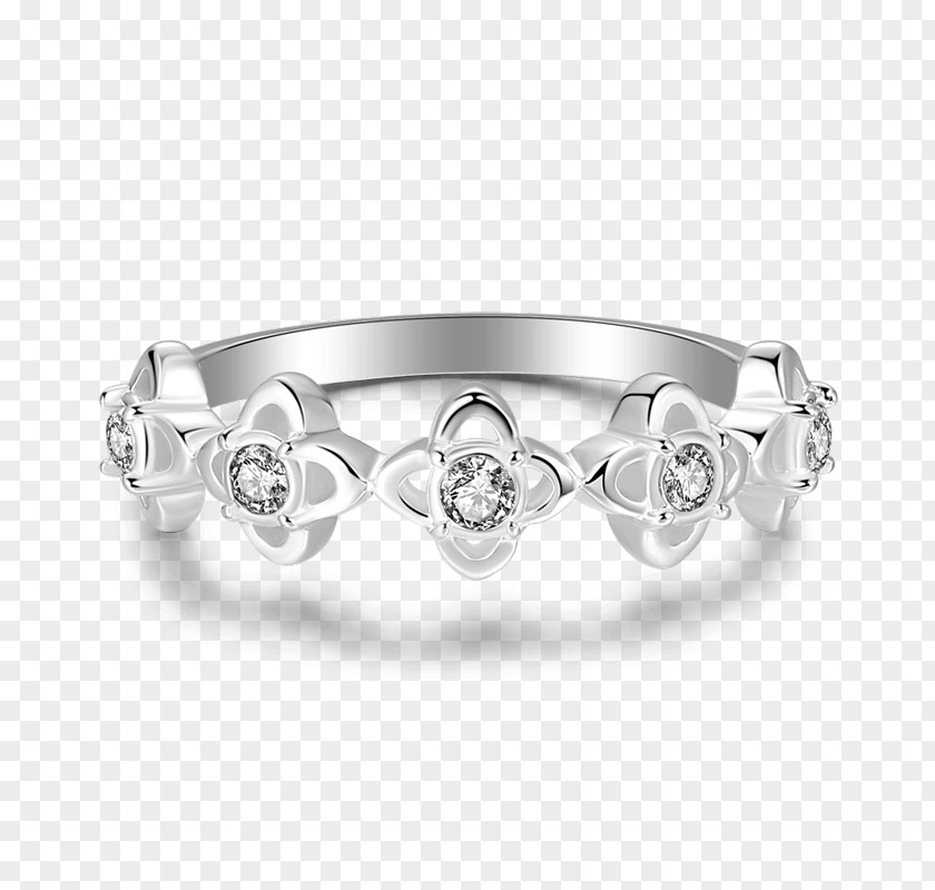 Silver Ring Wedding Body Jewellery PNG