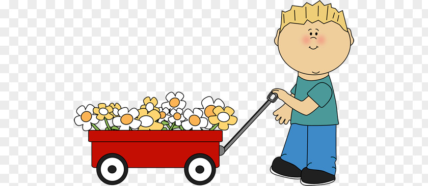 Baby Flowers Cliparts Wagon Cart Clip Art PNG