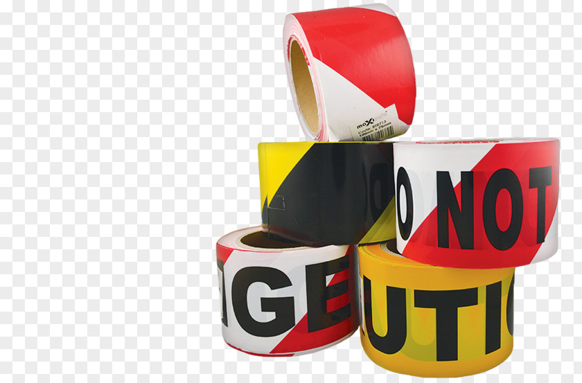 Barricade Tape Adhesive Red White Yellow PNG