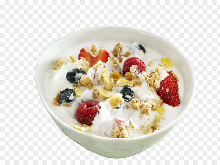 Cereal Yogurt Breakfast Milk Food PNG
