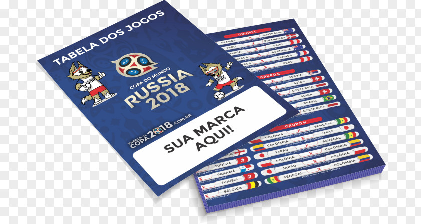 Copa 2018 FIFA World Cup Russia Paper Printing Flyer PNG