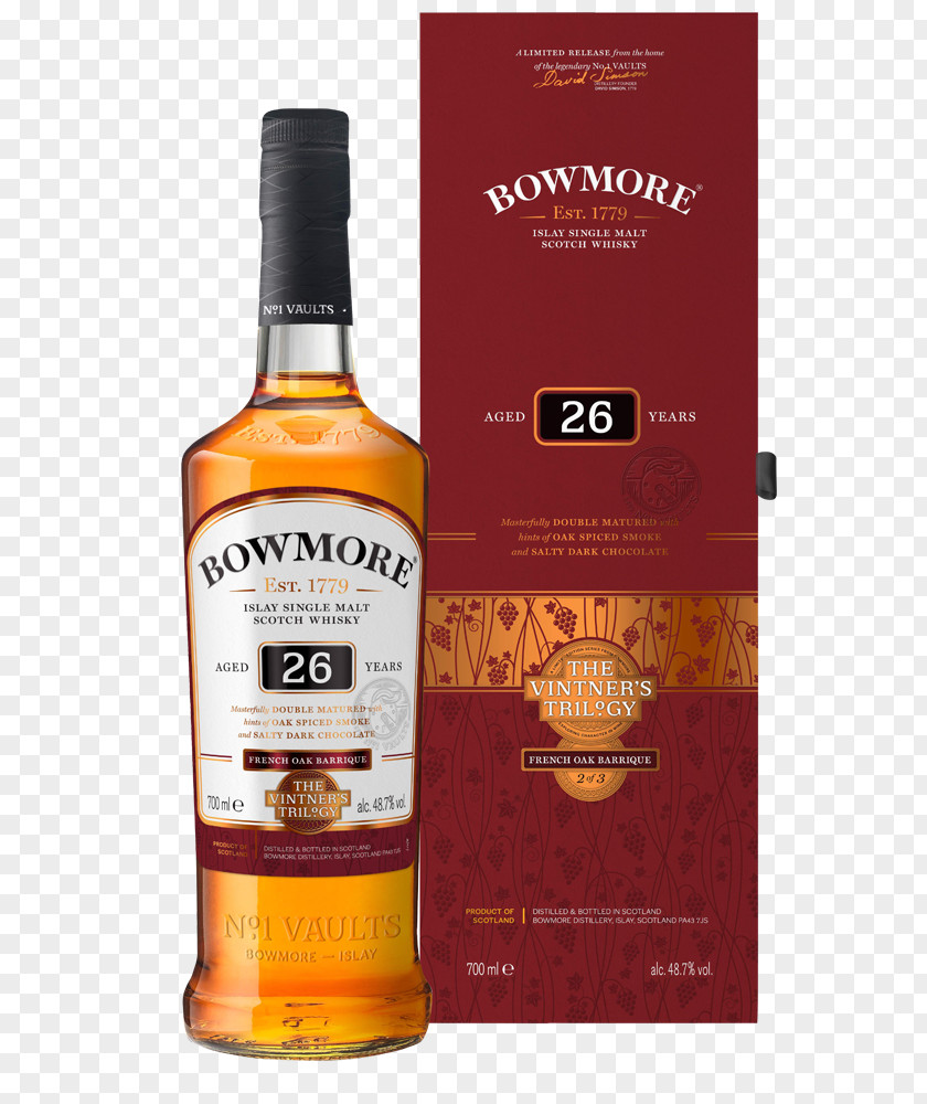 Wine Bowmore Single Malt Whisky Scotch Whiskey PNG