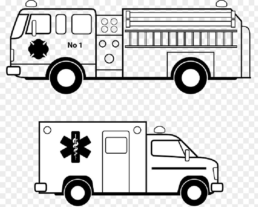 Fire Truck Clip Art Vector Graphics Ambulance PNG