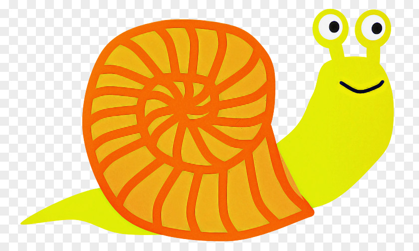 Yellow Snail Snails And Slugs PNG