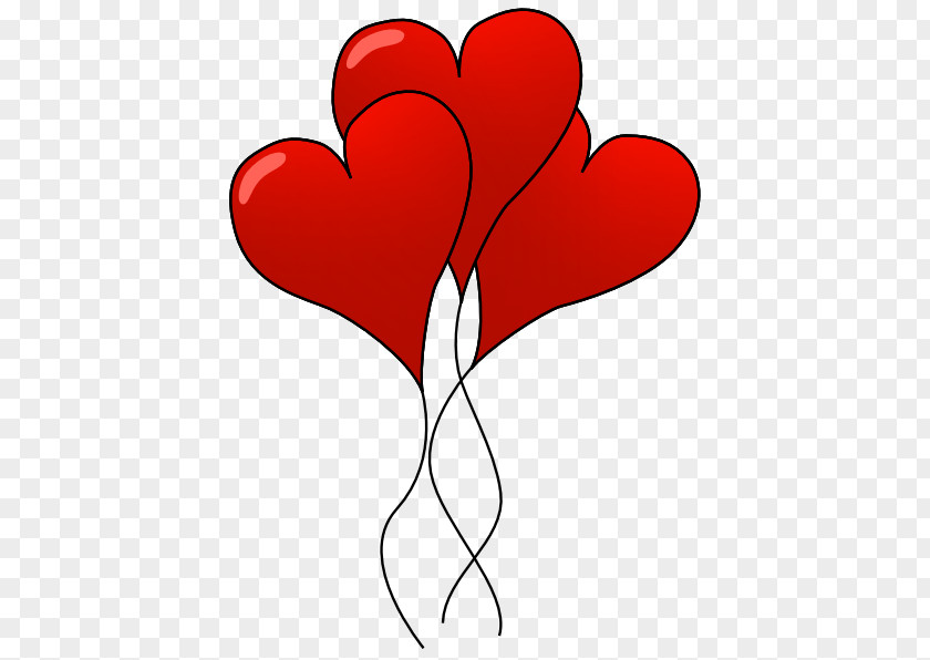 Baloon Valentines Day Heart Free Content Clip Art PNG