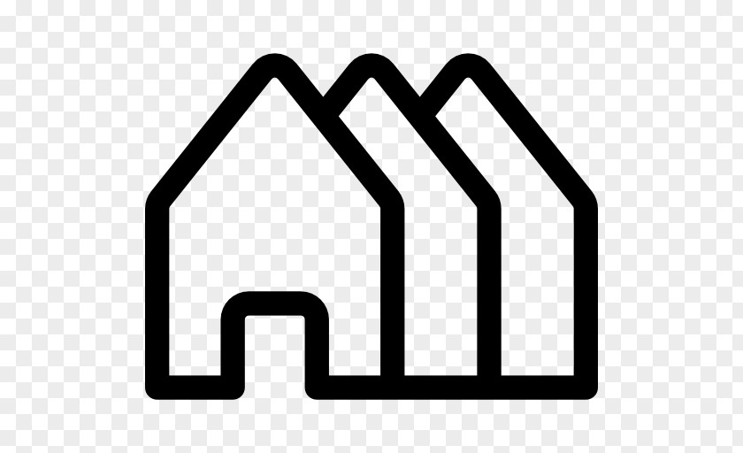 Building Real Estate House Icon Design PNG