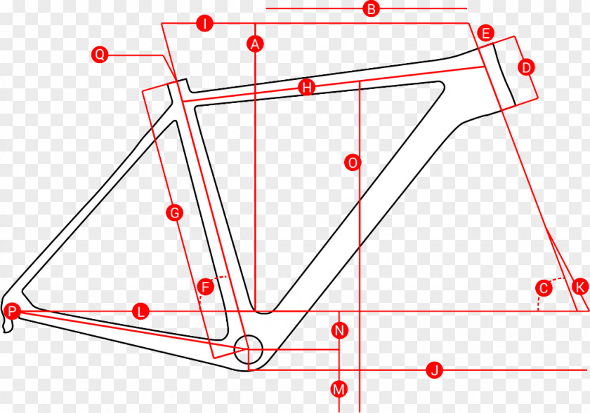 Geometri Racing Bicycle Geometry Cycling Polygon Bikes PNG