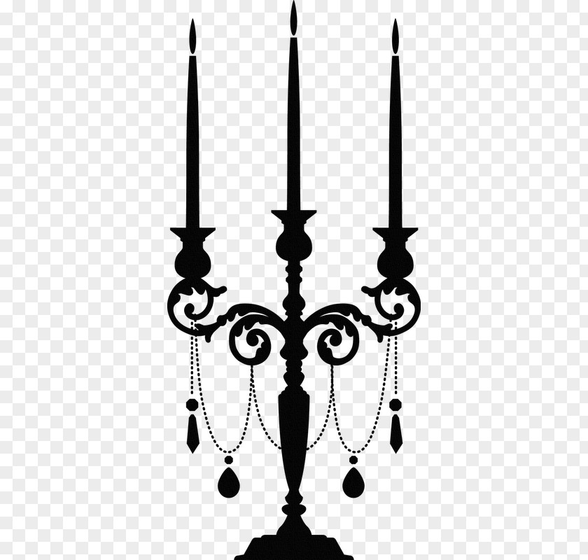 Candelabra Light Candlestick Silhouette PNG