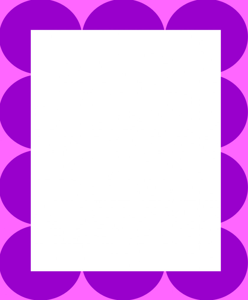 Dot Border Cliparts Polka Purple Clip Art PNG