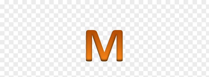 M Letter Font PNG