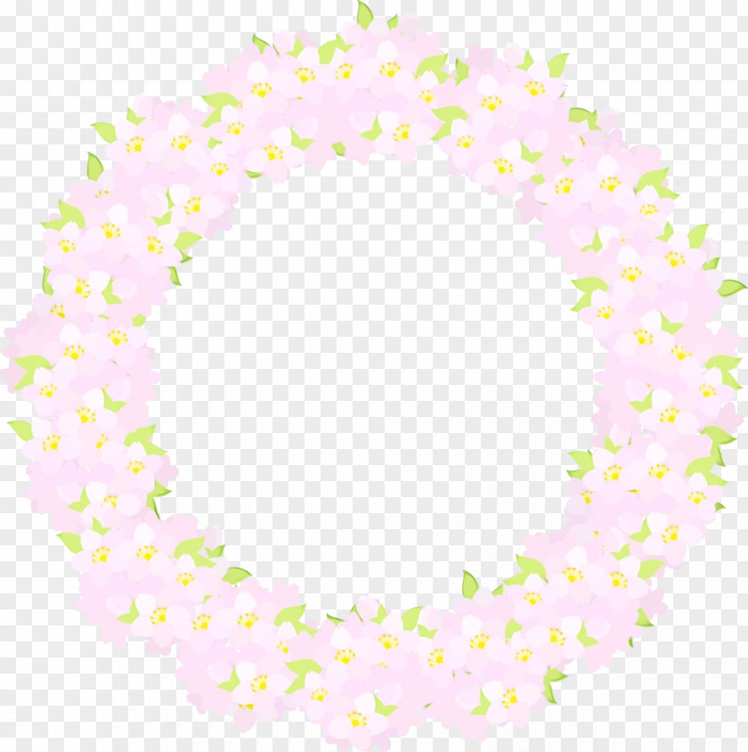 Pink Yellow Circle PNG