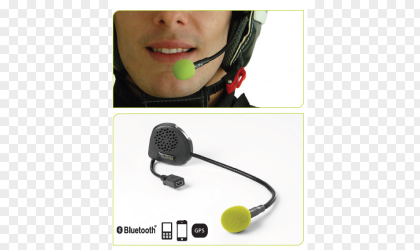 Bluetooth Handsfree Intercom Motorcycle Headset PNG