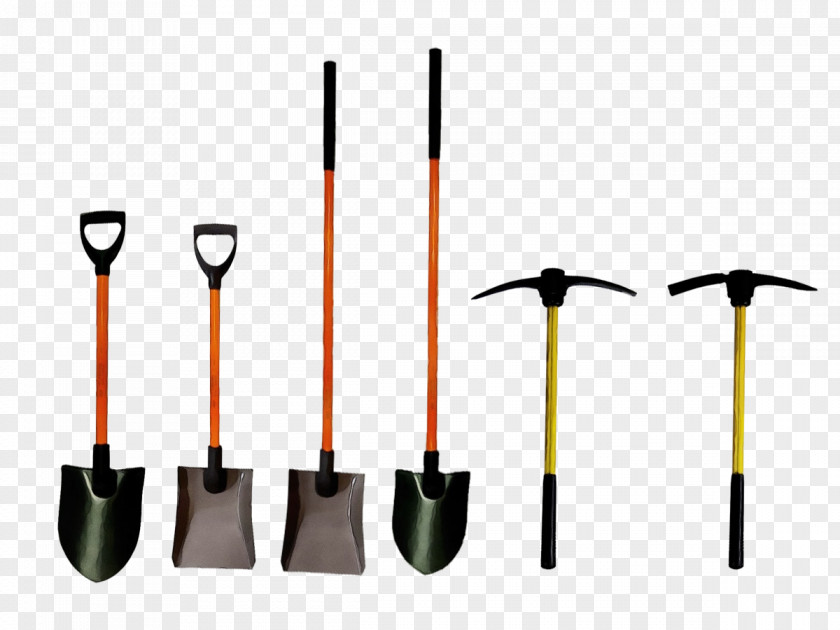 Gardening Rake Watercolor Garden PNG