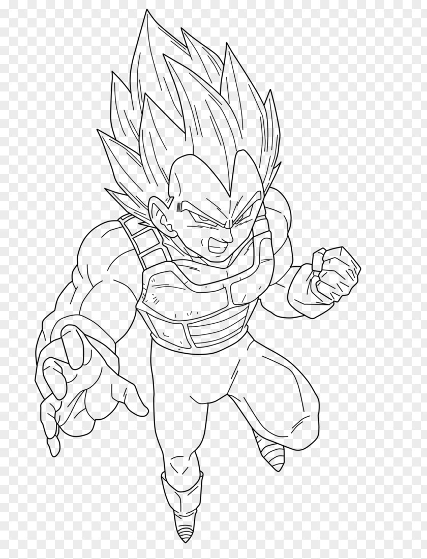 Goku Ultra Instinto Black And White Drawing Monochrome Painting Sketch PNG