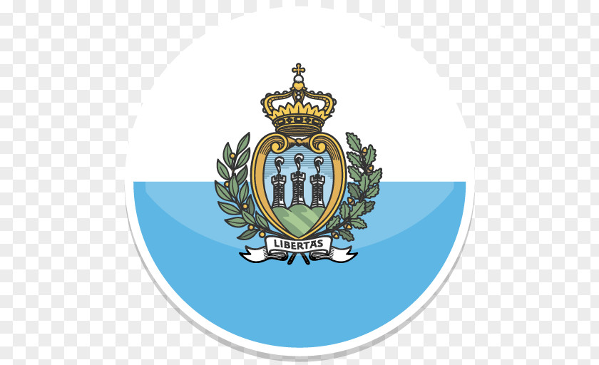 San Marino Emblem Crest Symbol Logo Font PNG