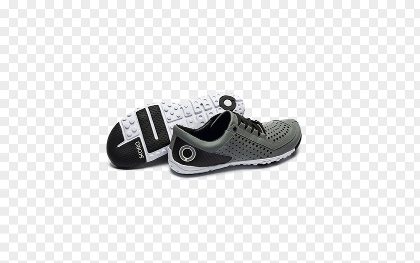 Senior Men Running Shoes Leather Skin Grey Shoe Footwear PNG