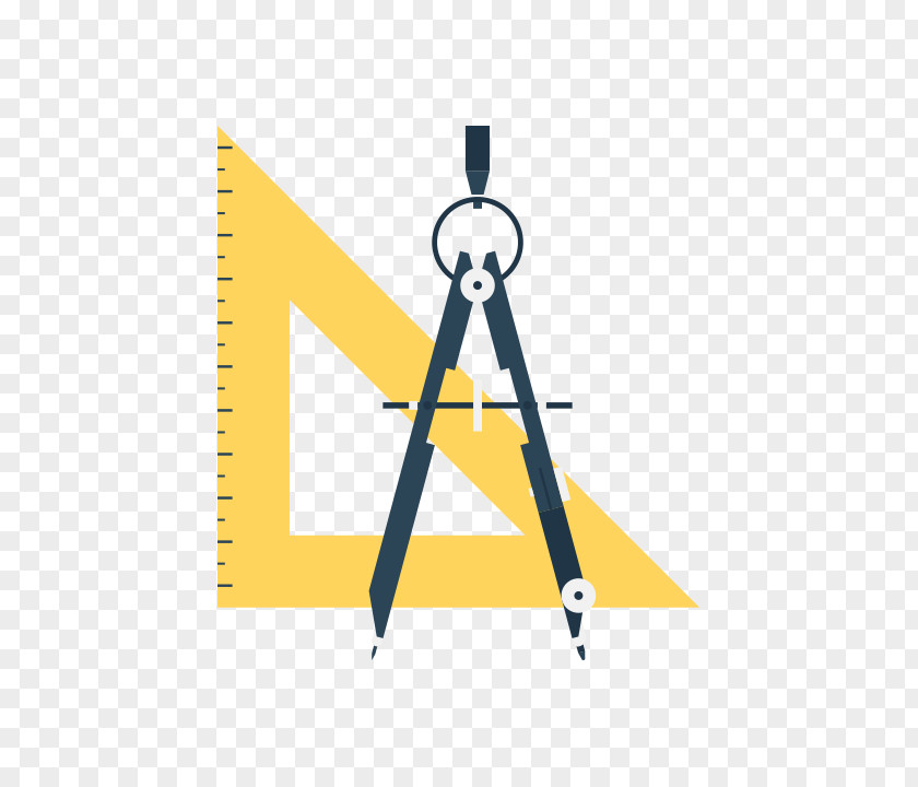 Compass Set Square Triangle PNG