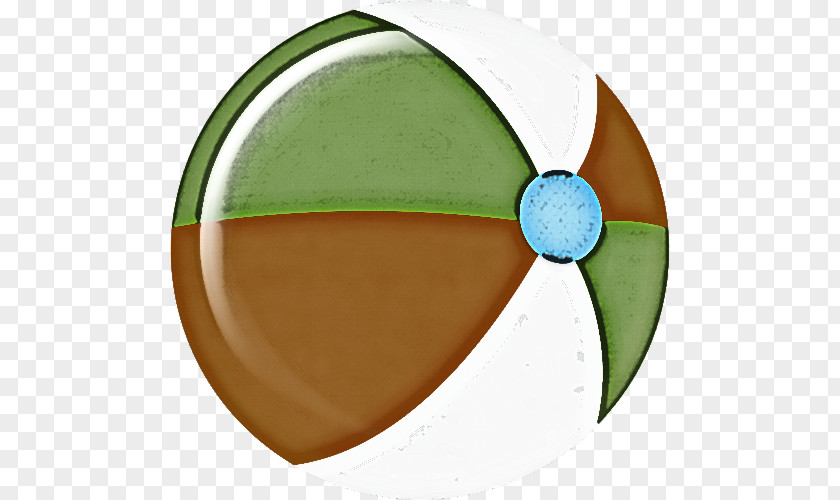 Green Leaf Circle Plant Plate PNG
