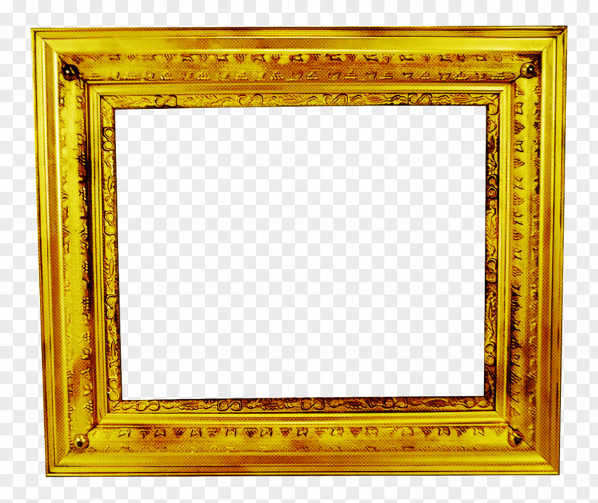 Interior Design Rectangle Background Gold Frame PNG