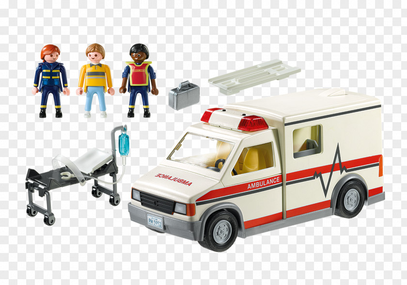 Ambulance Playmobil Toy Rescue Game PNG