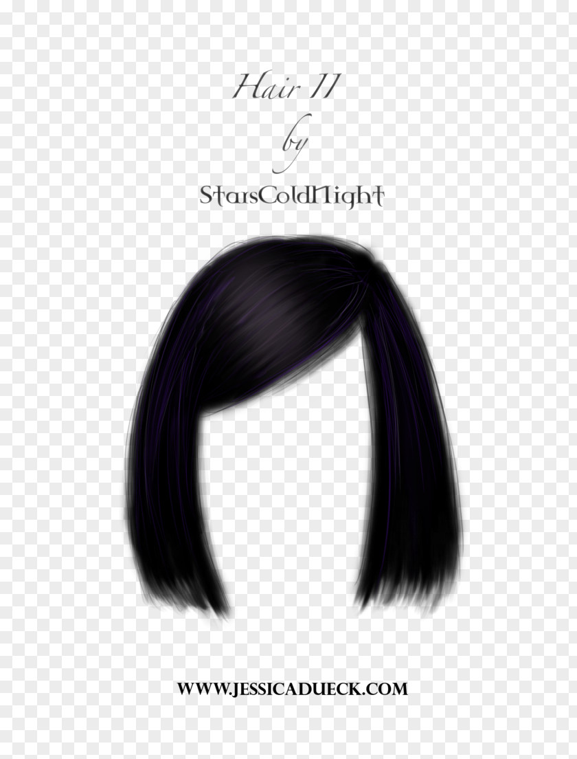 Black Hair Wig Hairstyle PNG