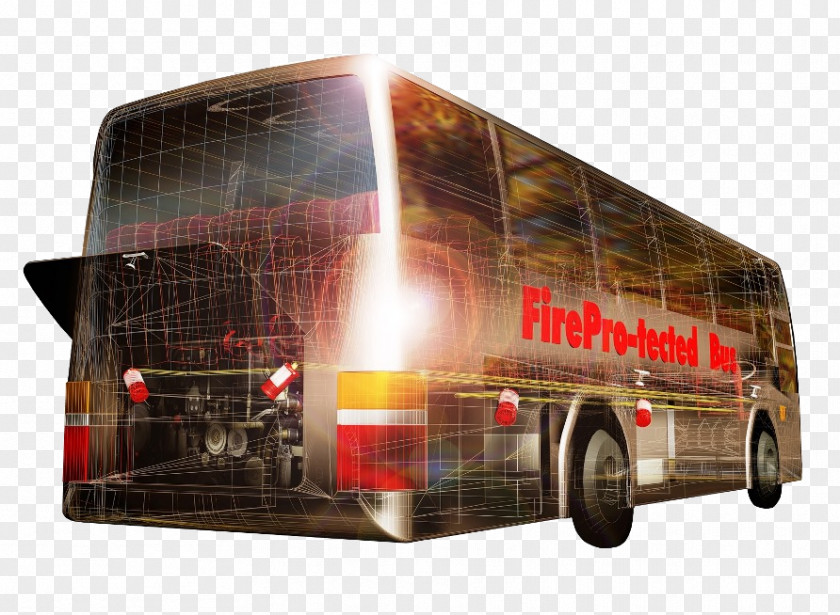 Bus Vehicle Fire Suppression System Amerex Extinguishers PNG