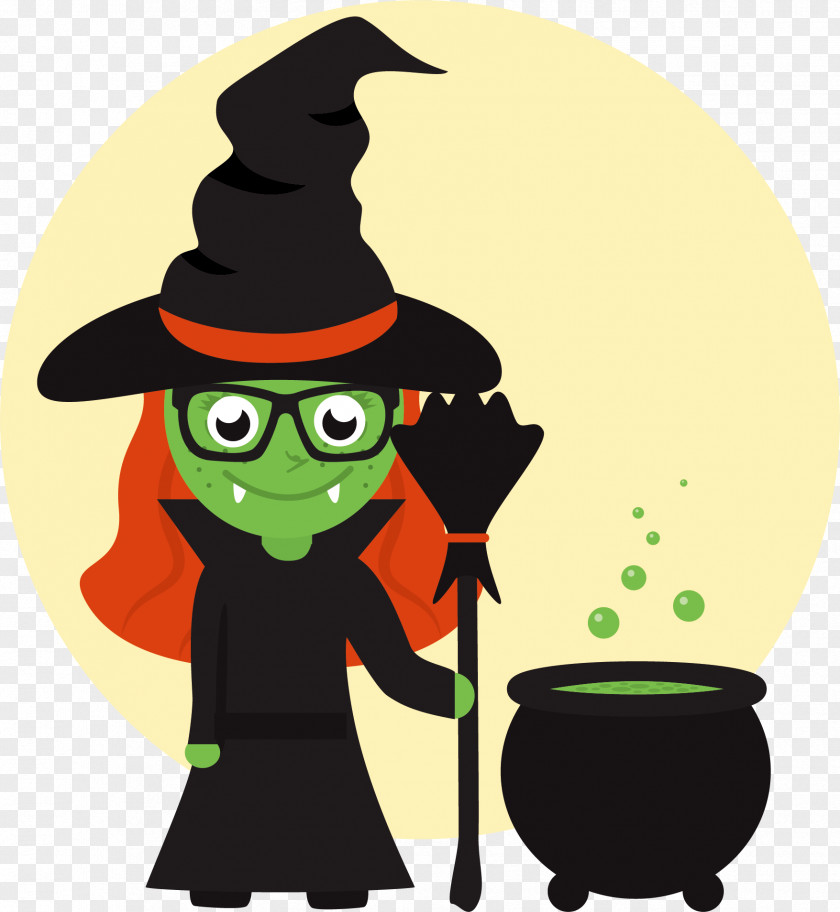 Green Face Wizard Vector Halloween Boszorkxe1ny Party Witchcraft PNG