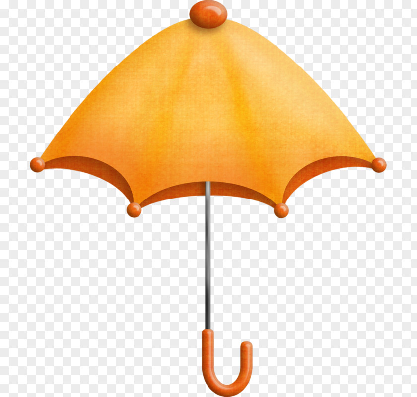 Parasol Umbrella Orange Rain PNG