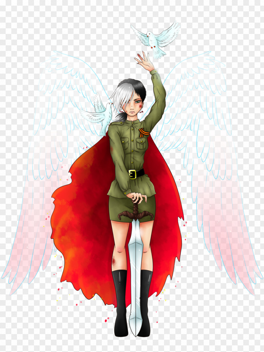 Victory And Peace Day Costume Legendary Creature Angel M PNG